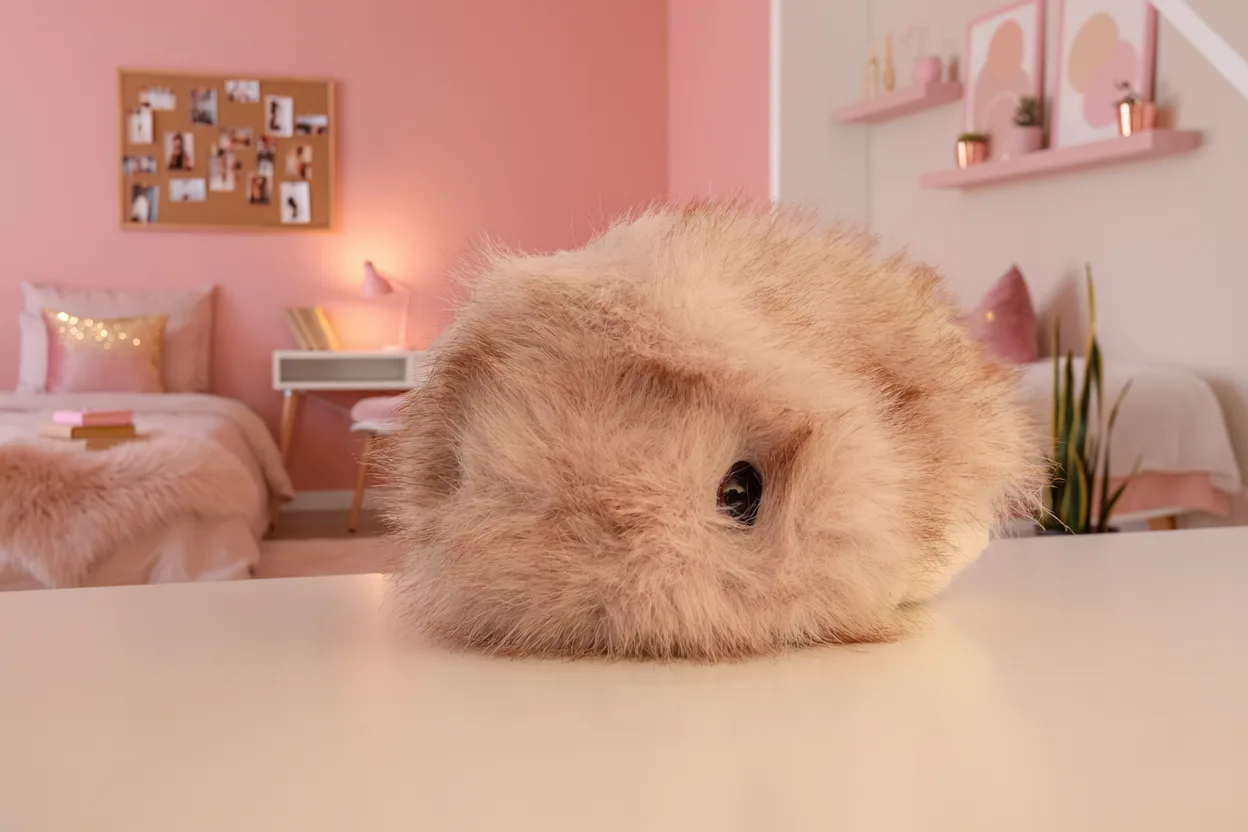 Nubbi op een tafel, klaar om aangeraakt te worden